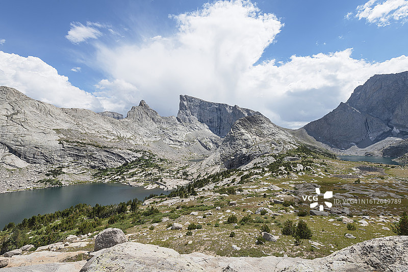 风河山脉东圣殿峰图片素材
