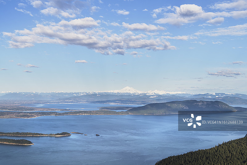 从奥卡斯岛宪法山看到的景色图片素材
