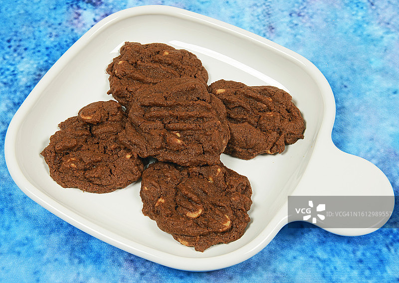 巧克力花生酱饼干图片素材