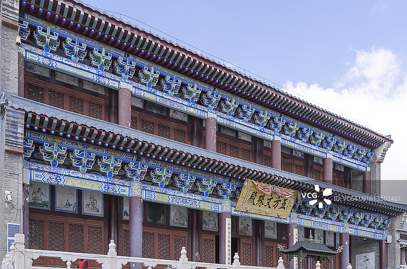 狮子窝，又称大护国文殊寺图片素材