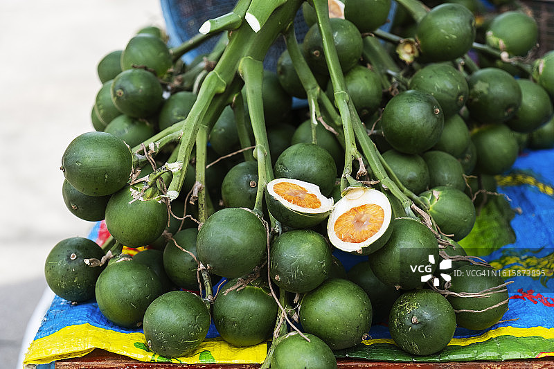 绿色槟榔特写图片素材