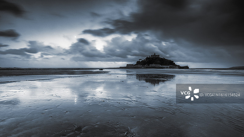 西卢埃特山图片素材