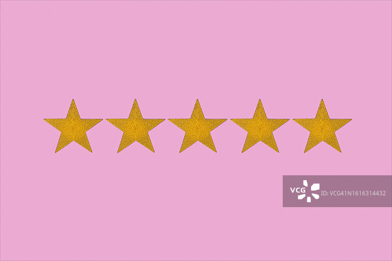 追求卓越的理念，金星、五星图片素材