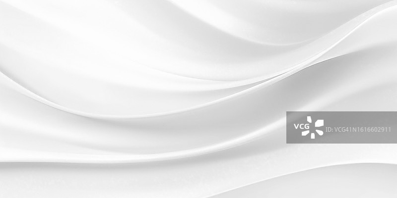 抽象白色波浪背景图片素材