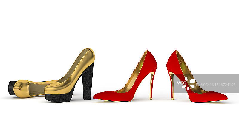 高跟细高跟鞋图片素材