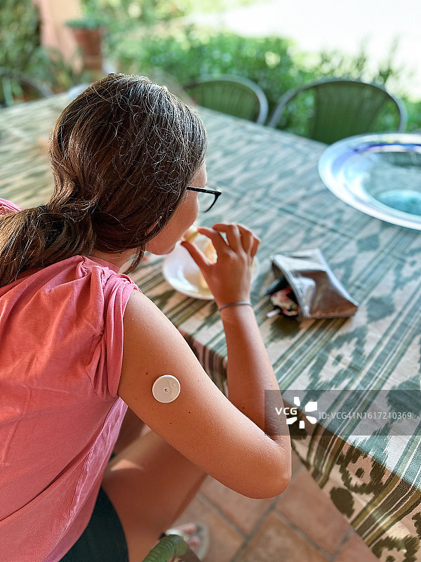 青少年糖尿病患者的一天图片素材