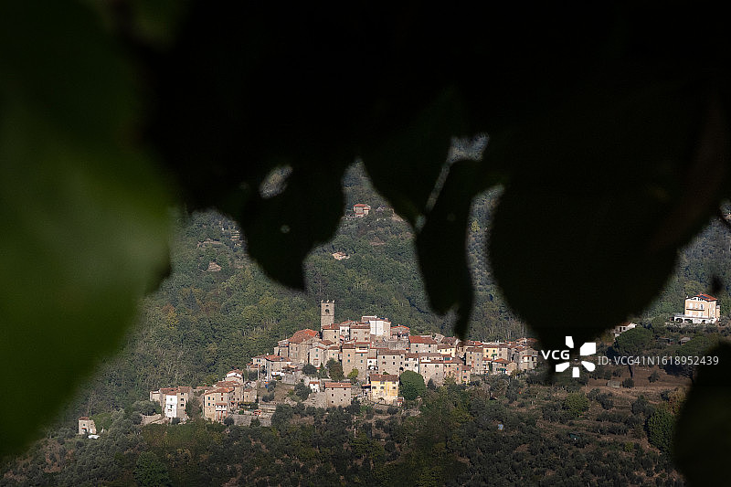 意大利托斯卡纳区:Vellano小镇风光图片素材