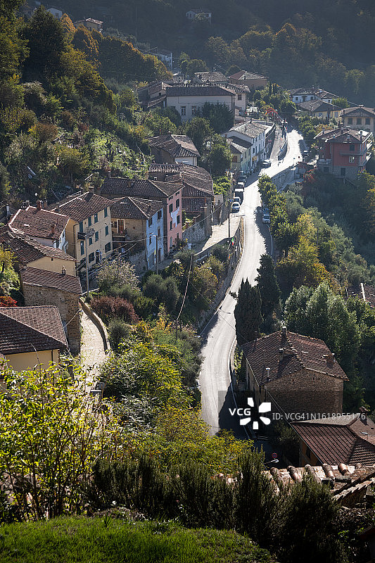 意大利托斯卡纳区:Vellano小镇风光图片素材