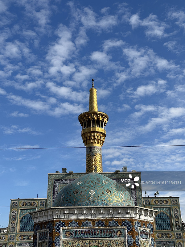 伊朗马什哈德的哈拉姆建筑群和伊玛目礼萨圣地图片素材