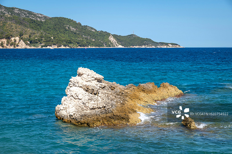海中岩石图片素材