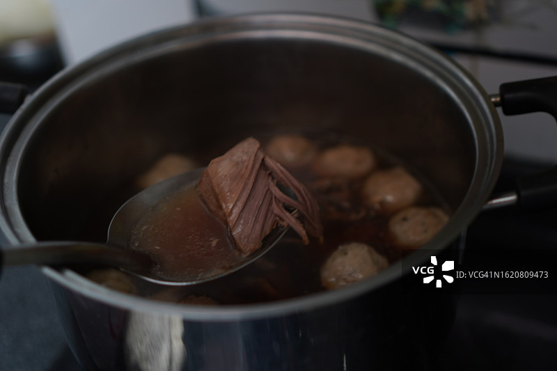 红烧肉炖蛋图片素材