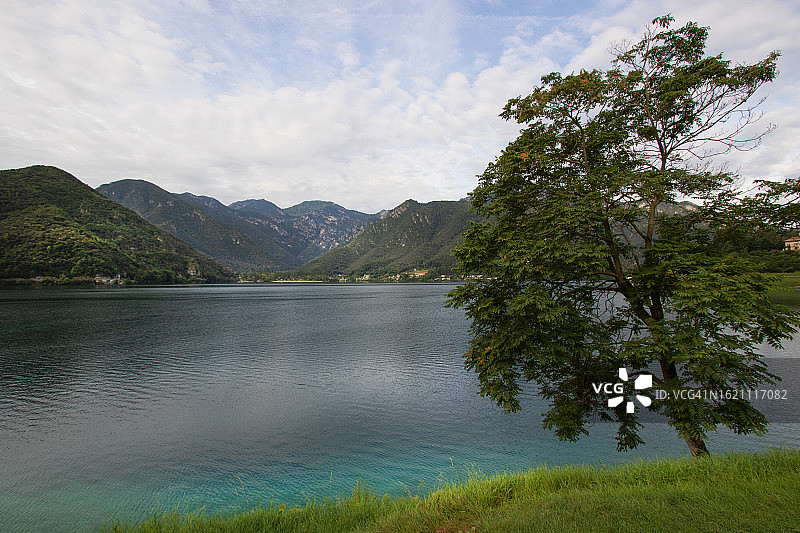 特伦托，莫利纳迪莱德罗，莱德罗湖之旅图片素材