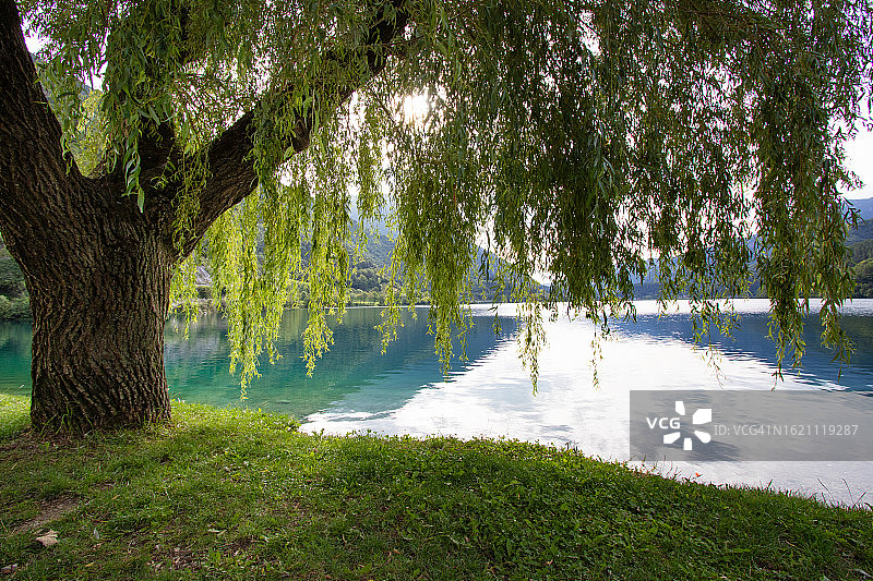 莱德罗湖景色，莱德罗莫利纳图片素材