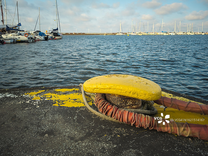 港口系船柱图片素材
