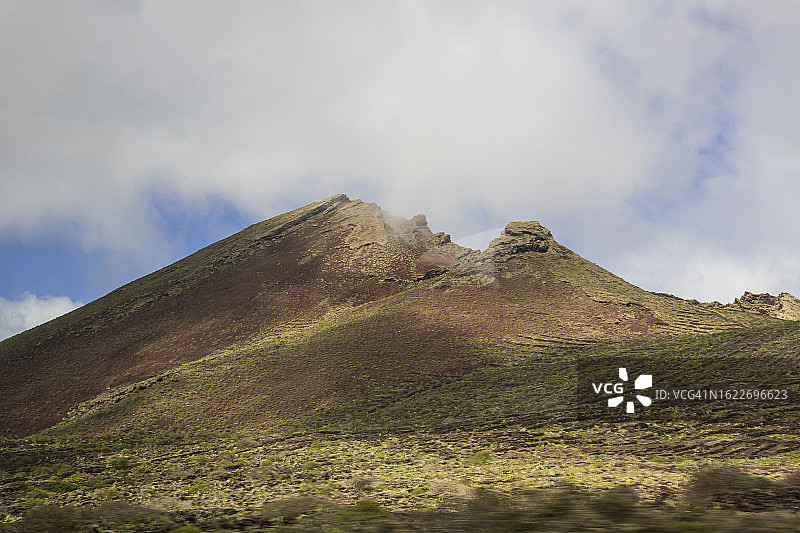 加那利群岛的火山图片素材
