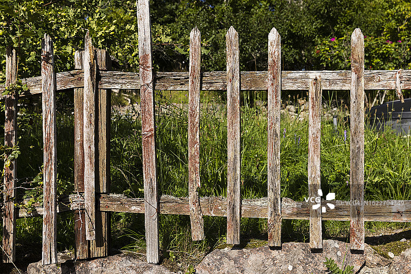 古老的木栅栏图片素材