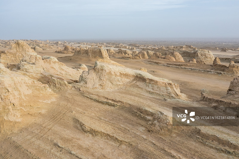 西北风蚀地貌风光图片素材