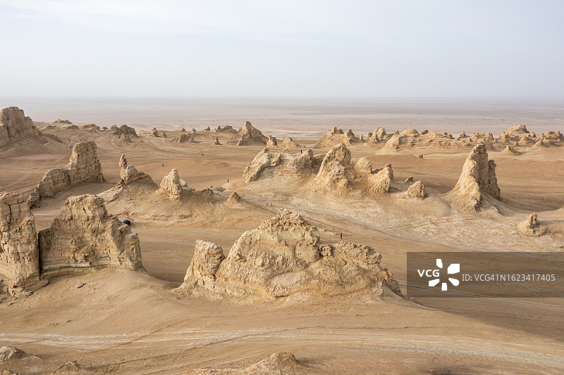 西北风蚀地貌风光图片素材