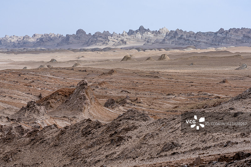 西北风蚀地貌风光图片素材