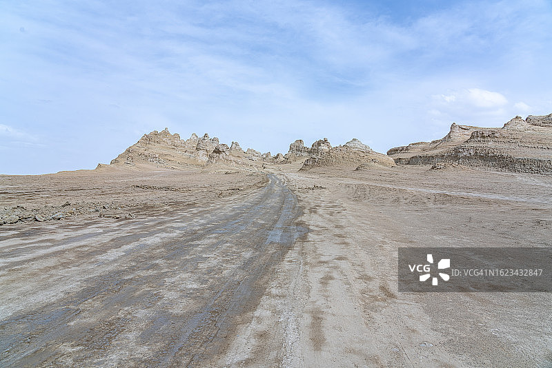 西北风蚀地貌风光图片素材