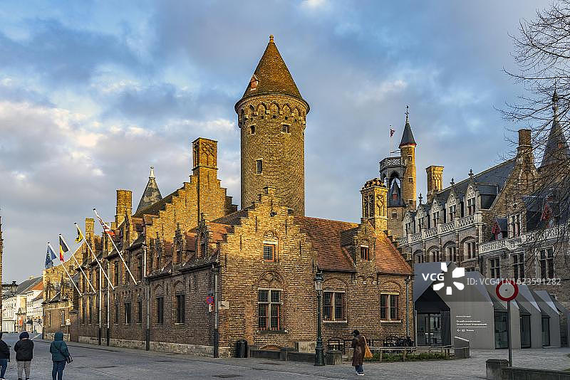 比利时布鲁日格鲁休斯博物馆的格鲁休斯领主宫殿图片素材