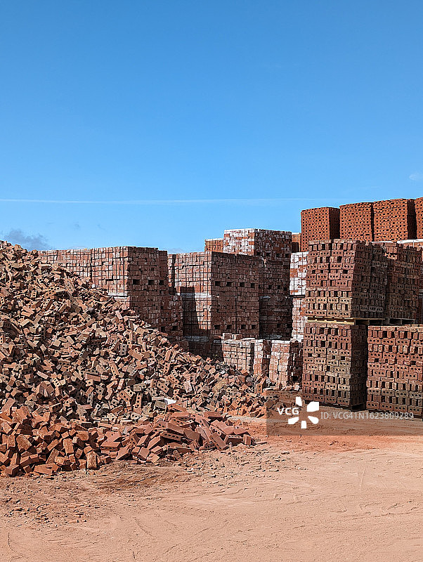 砖厂的砖场图片素材