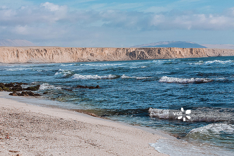 秘鲁帕拉卡斯巴列斯塔斯群岛图片素材