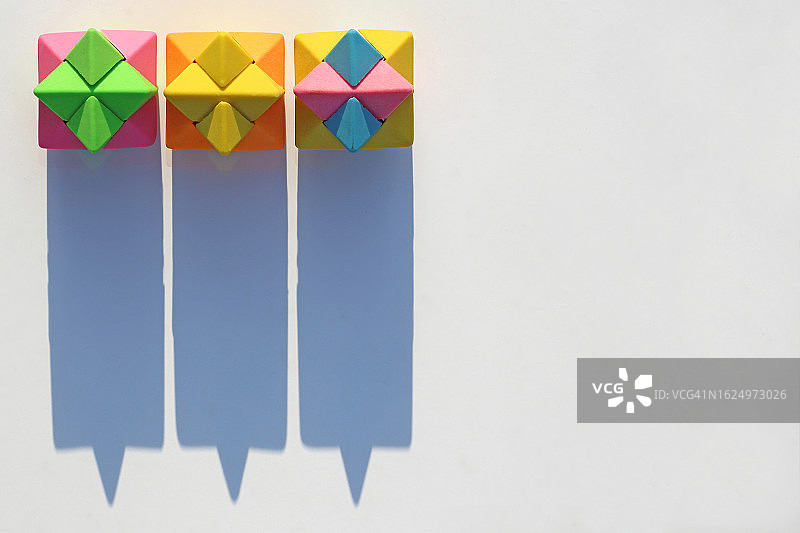 带长阴影的白色橡皮擦图片素材