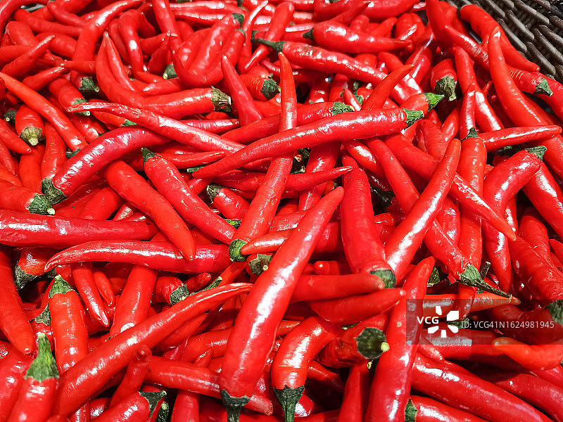 一堆红色辣椒图片素材