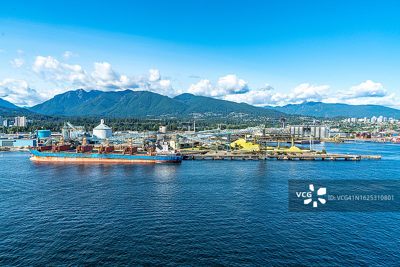 加拿大温哥华西部及普米纳码头景观图片素材