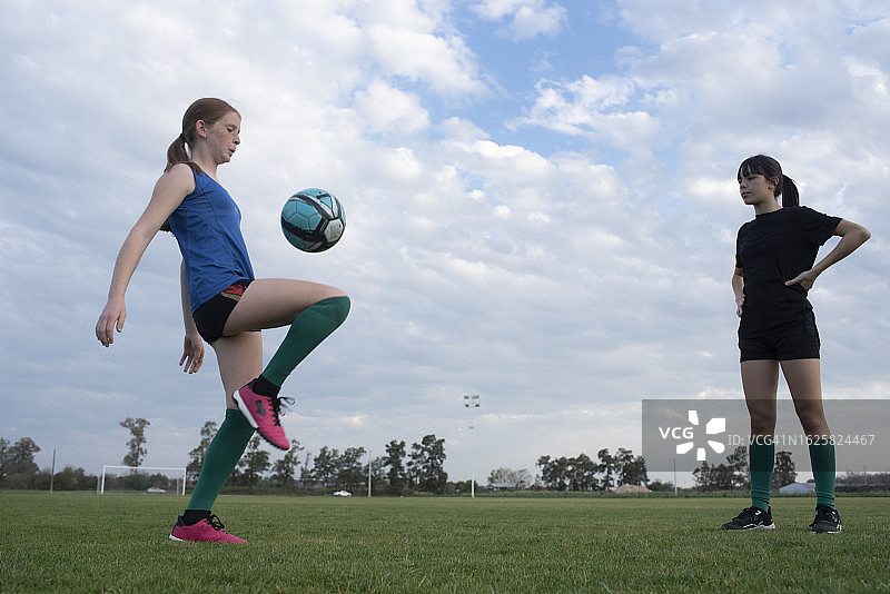 女子足球图片素材