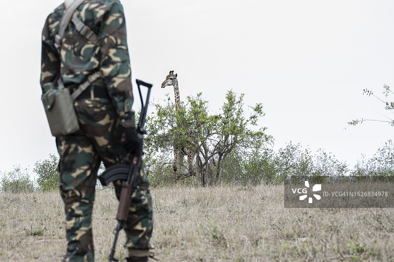 南非反盗猎和保护行动员图片素材