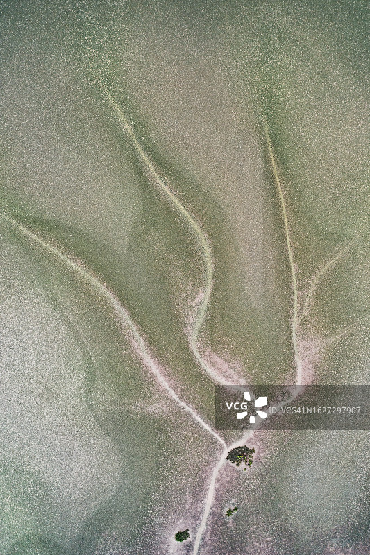 澳大利亚西澳大利亚州温德姆金河支流鸟瞰图图片素材