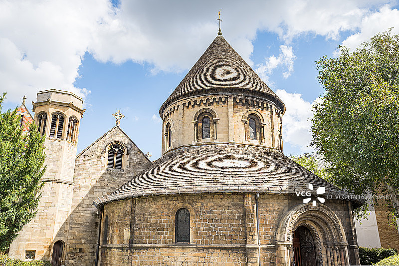 剑桥圆形教堂特写图片素材