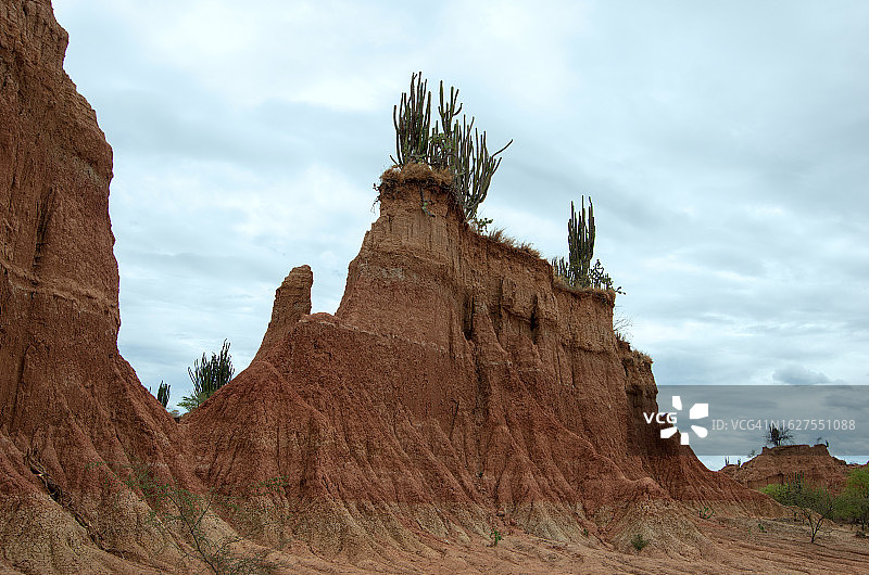 库斯科小路，塔塔科阿沙漠，比亚维哈，乌伊拉，哥伦比亚图片素材