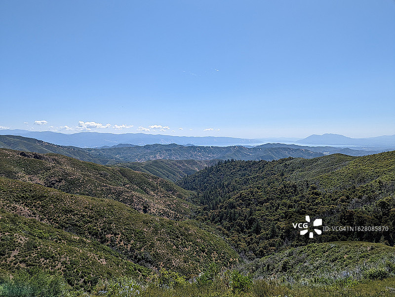 加利福尼亚州北部奶牛山地荒野图片素材