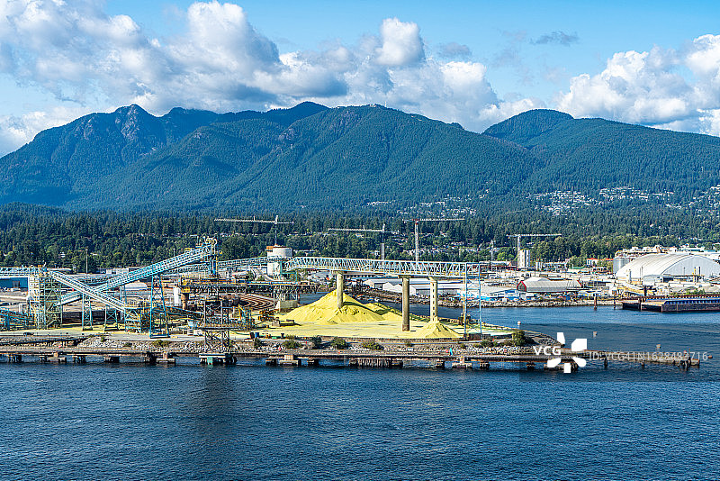 加拿大温哥华西部及普米纳码头景观图片素材