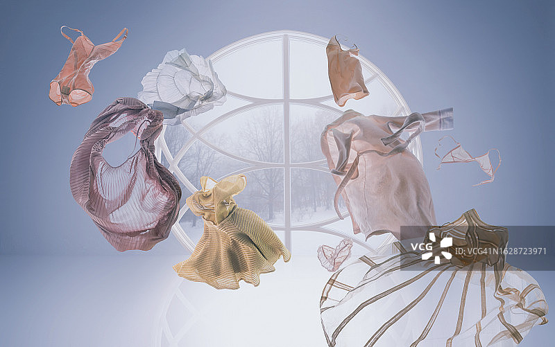 白色房间的杂物图片素材