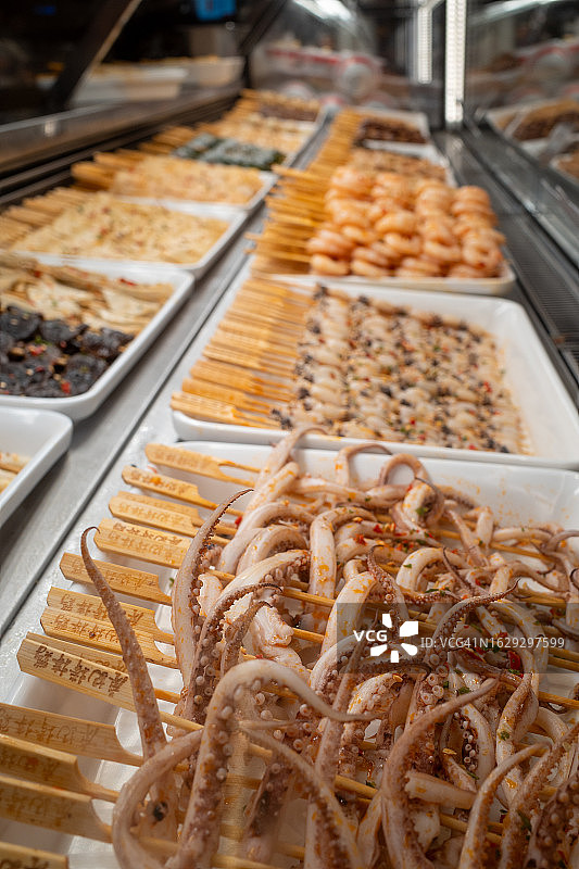 美食广场串串图片素材