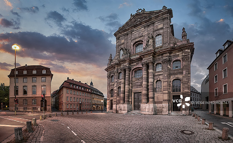 德国维尔茨堡新明斯特教堂图片素材