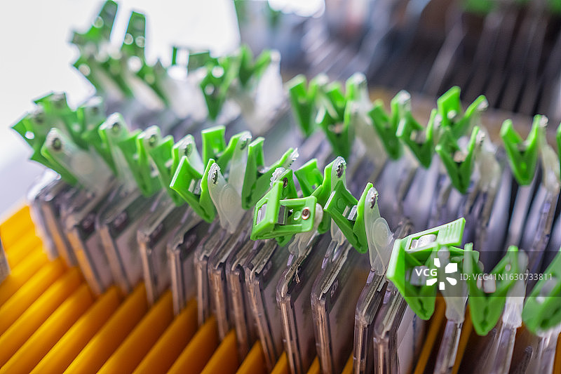 访客卡片的特写图片素材