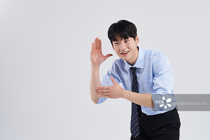 韩国求职者招聘证件照图片素材