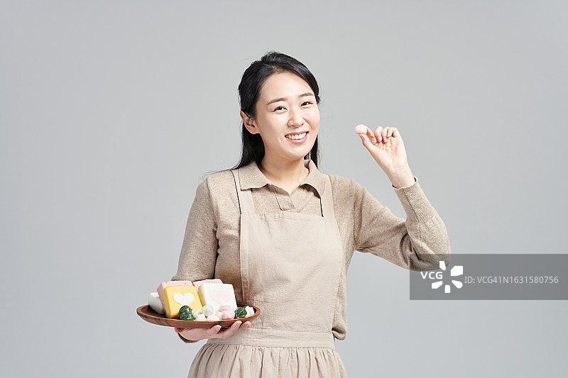 韩国影棚拍摄幸运商人图片素材