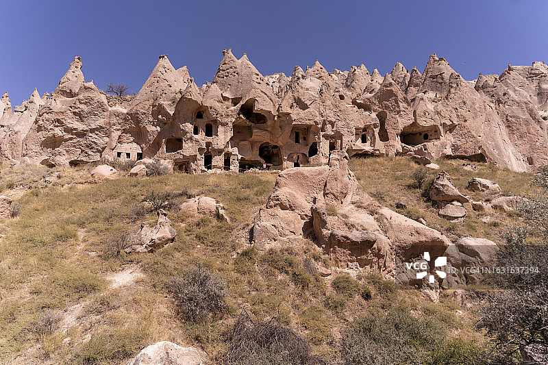 土耳其内夫谢希尔省格雷梅的泽尔韦文化旅游景观，2023年图片素材