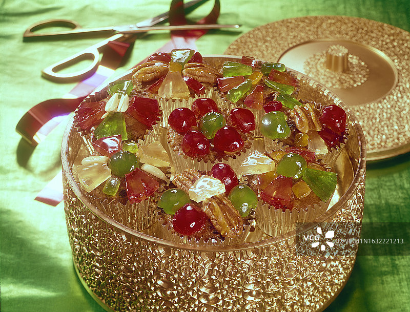 水果蛋糕纸杯蛋糕图片素材