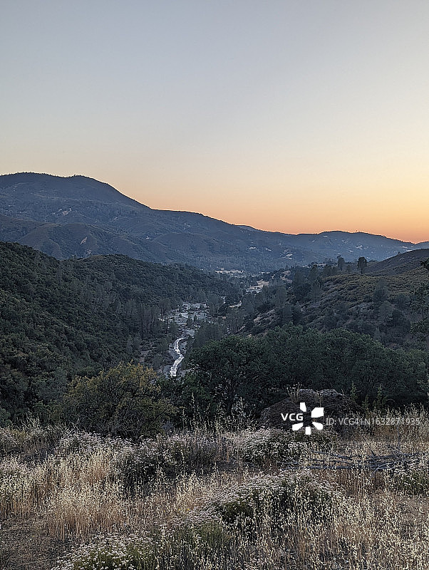 加利福尼亚州清水溪管理区图片素材