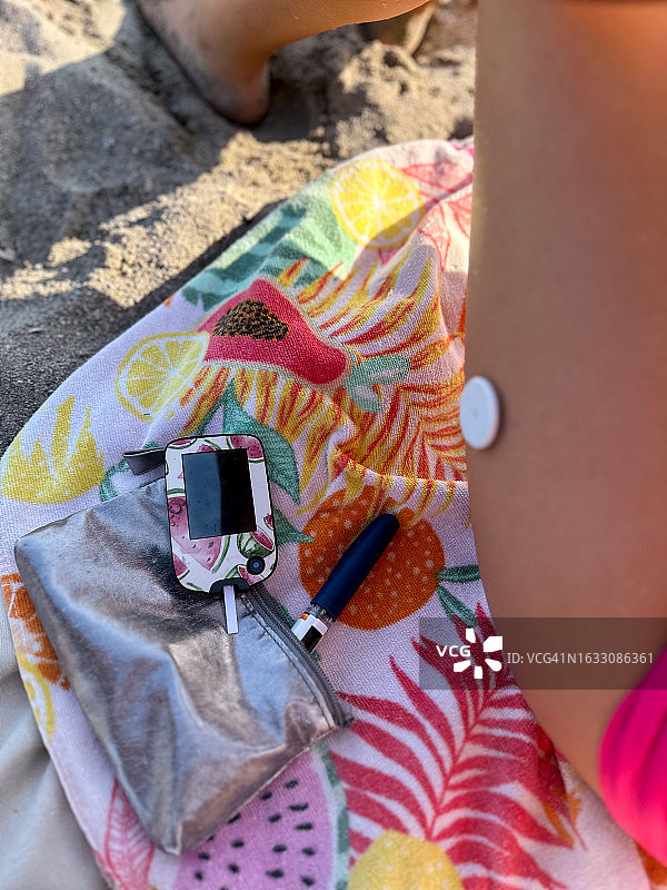 青少年糖尿病患者的一天图片素材