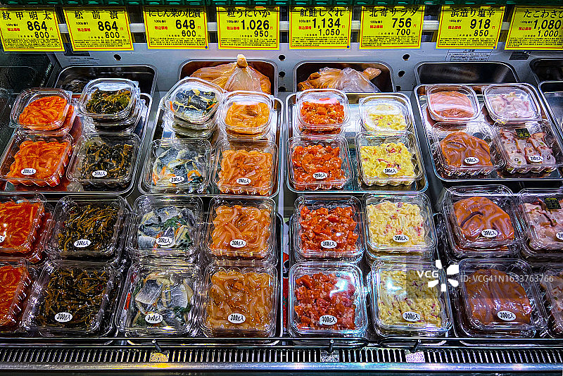 各种海鲜、腌制、腌制甚至发酵的美食图片素材