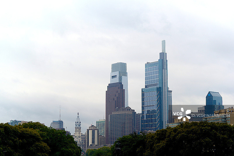 费城市中心图片素材