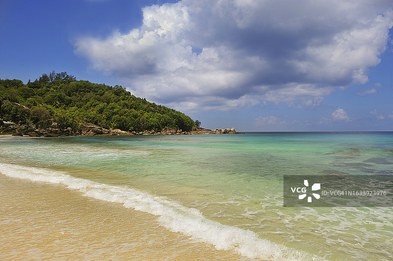 塞舌尔马埃岛塔卡马卡海滩图片素材